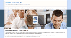 Desktop Screenshot of cook-cpas.com